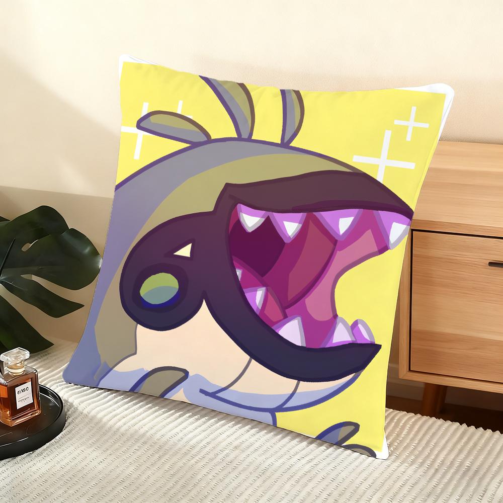 Cartoon BBen Cushion Cover Soft Short Plush Pillow Cover Smooth Cozy Texture Aesthetic Cushion Case Home Decor