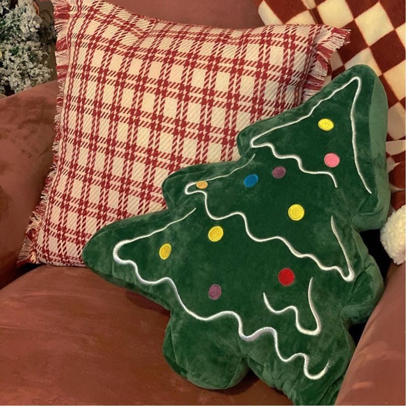 New Small Tree Christmas Ins Festival Decoration Pillow Tree Doll Sofa Living Room Plush Napping Pillow 2026
