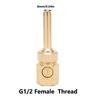 Gold Landscape Nozzle Brass Pond Sprinkler Durable Fountain Direction Jet  Landscape Design
