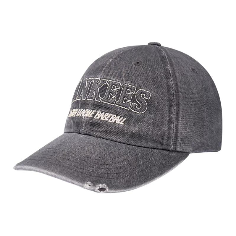 Хлопковые Бейсболки MLB Унисекс Серые Модные 3ACPV215N-50CGS F серый