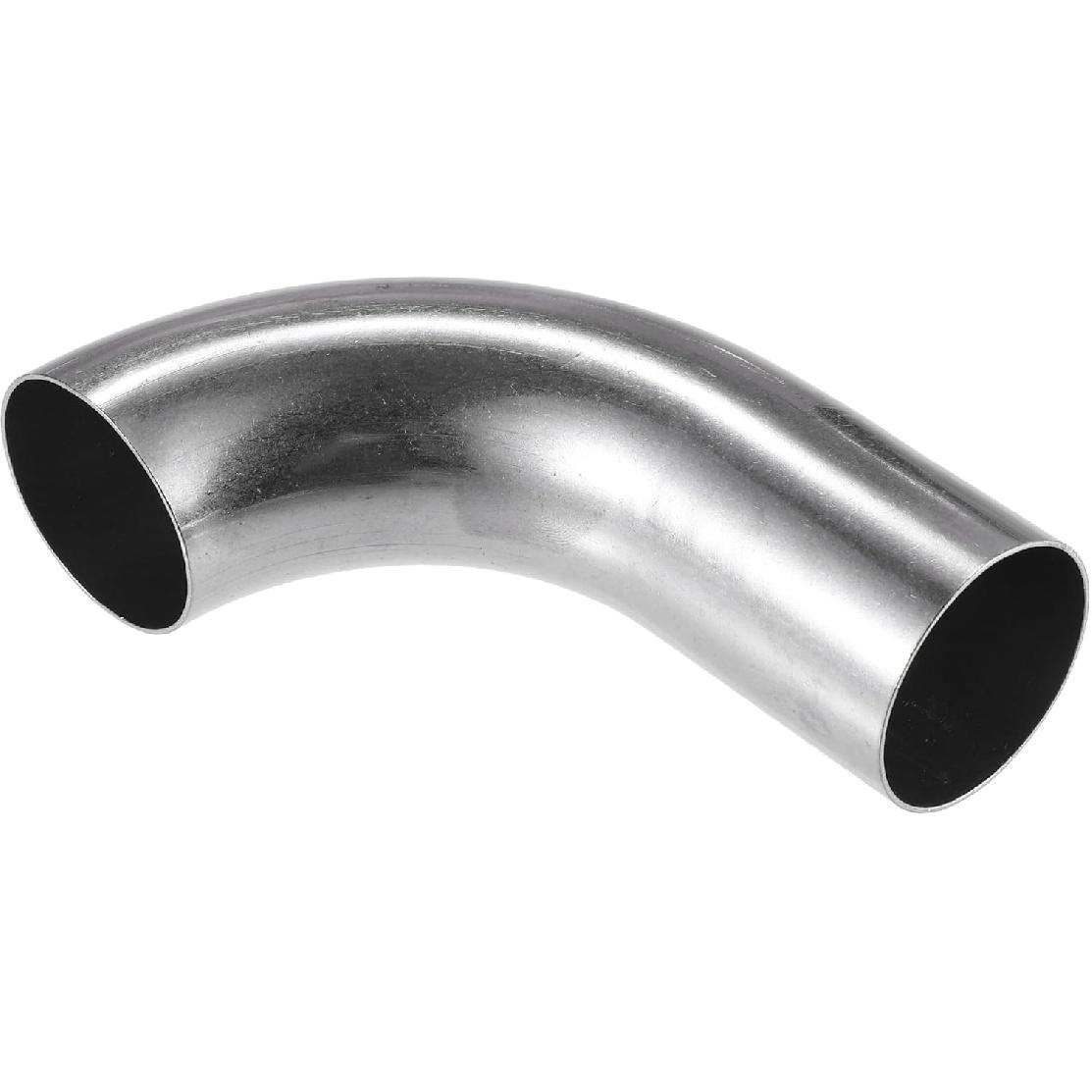 

Bend Elbow Pipe Tube, 1.5 OD 4.72 2.95 Leg 90 Degree DIY Exhaust Pipe Intercooler Air Intake Tube Universal for Car Automotive Durable 304