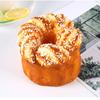 Simulation Food Fake Bread Artificial Cake Toy Flower-Shaped Large Bread Spiral Soft Bread Photography Prop PU Material Toy