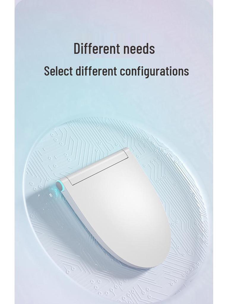 Intelligent Heated Toilet Seat with Automatic Flushing and Night Light - Fits U & V-Shaped Toilets
