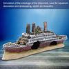 Titanic Lost Wrecked Boat Ship Aquarium Decoration Ornament Wreck Ornaments