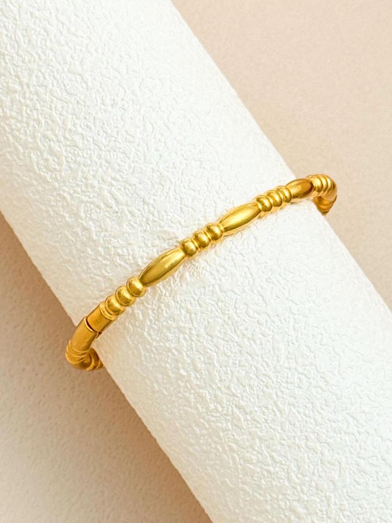 Elegantes Zirkonarmband - Weißer Titanstahl für Damen