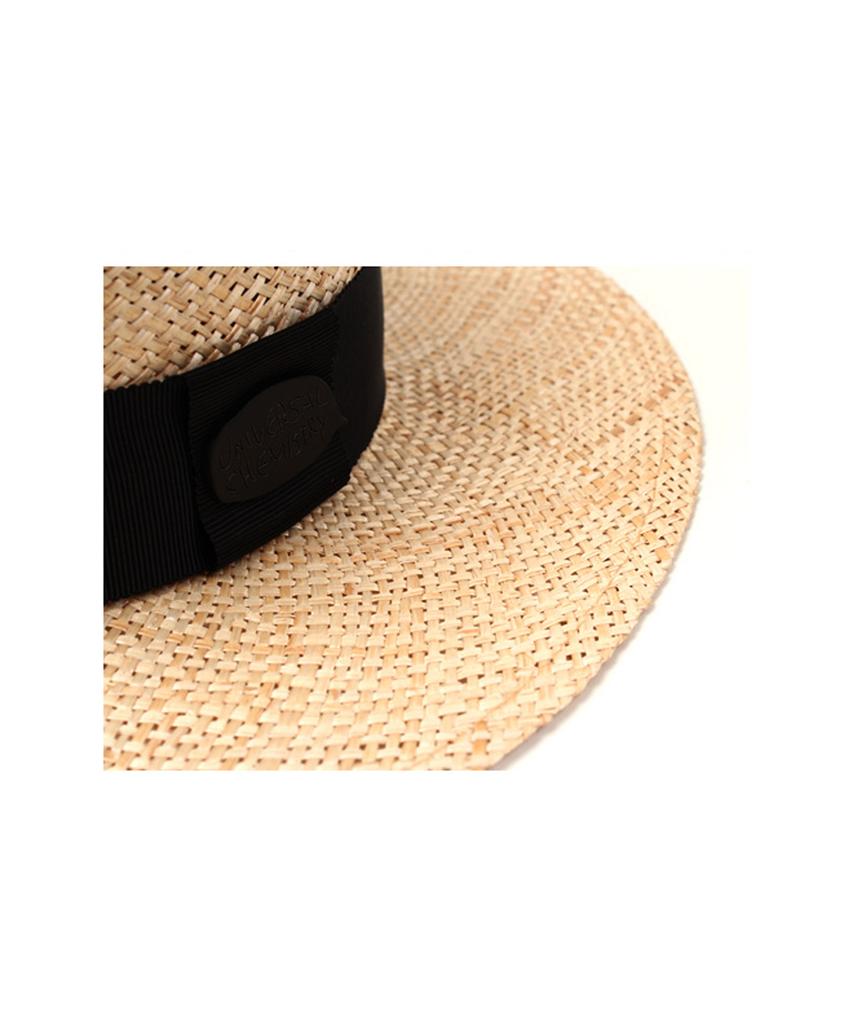 Yunibeosyeolkemiseuteuli Bau Beige Flat Fedora Summer Fedora