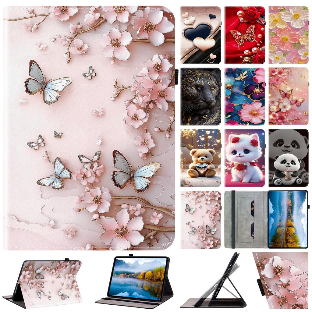 Tablet Case For iPad Air 11 13 2025 iPad 5th 6th 7th 8th Gen iPad 10.9 2022 11th 2025 Pro 11 2024 Mini 6 2024 Leaher Flip Cover