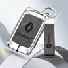 Hub Caps Auto TPU Zinc Alloy Key Case Bag For Renault Koleos Captur Kadjar Megane Clio Talisman Scenic Arkana Car Key Chain Car
