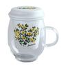 Toyo Ceramics Arita Ware Cerande Glass Stylish Mug Hana Shippo IW-002