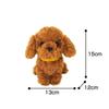 Sunlemon Toy Poodle BR S 13 x 12 x 15 cm Plush Animal Animal Brown Cute Dog Pups! P-5912