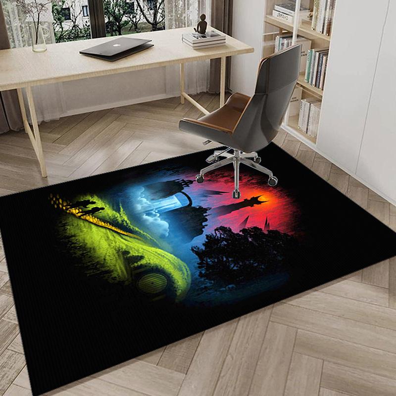 Middle-earth Map Adventure The Lord Carpet, Chair Rug,Rug for Office Bedroom Living Rooms, Doormat Decor Fan Gift Christmas Gift