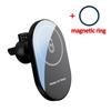 30W Magnetic Car Wireless Chargers Air Vent Phone Holder For Magsafe iPhone 16 15 14 13 12 Pro Max Car Fast Charging Station