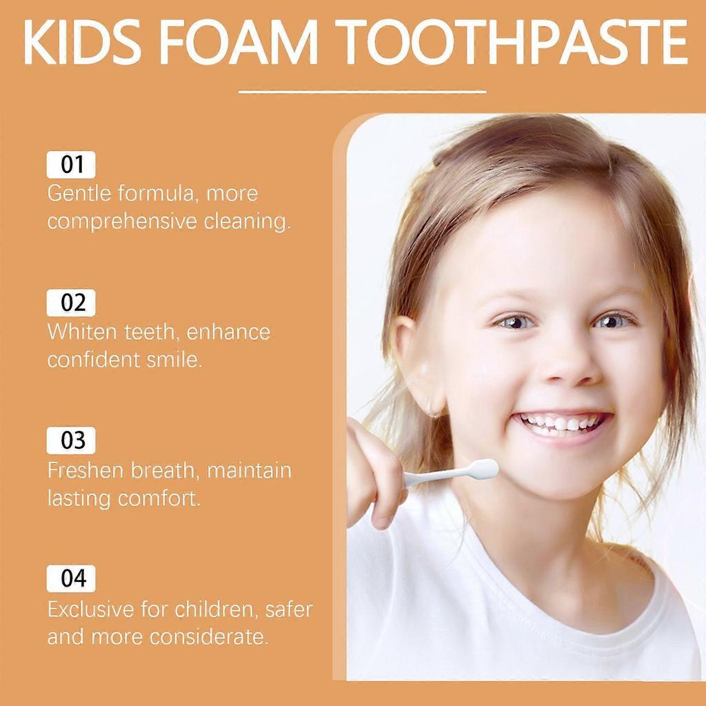 Children's Teeth Cleaning Mousse Gentle Cleans Teeth Fresh and Clean Removes