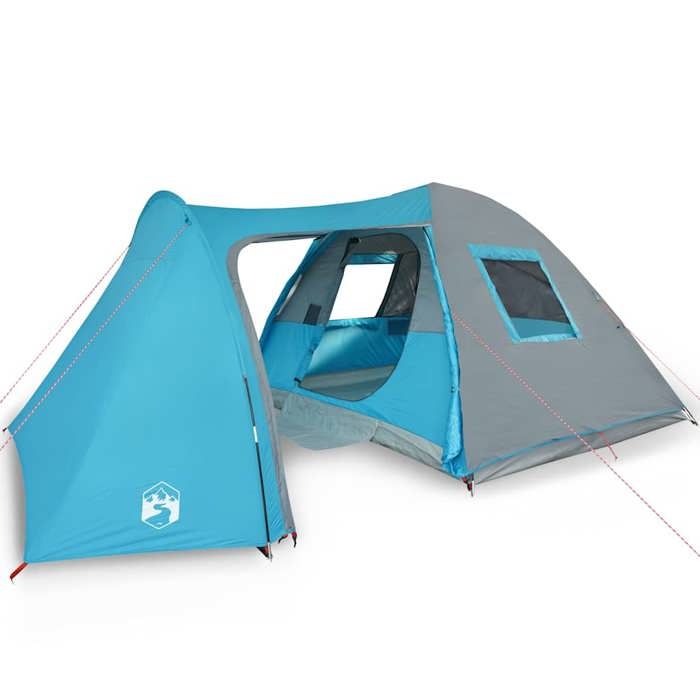 Tente de camping - vidaXL - 94354 - 6 personnes - Imperméable - Bleu