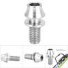 Bicycle Titanium Alloy Water Bottle Cage Screw Bolt M5x12 16mm with Washer (Titanium M5x12)