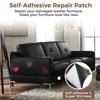 Self-adhesive Leather Repair Tape for Sofa Car Seat Handbag Jacket Furniture Shoe First Aid Patch DIY Black Leather Patch