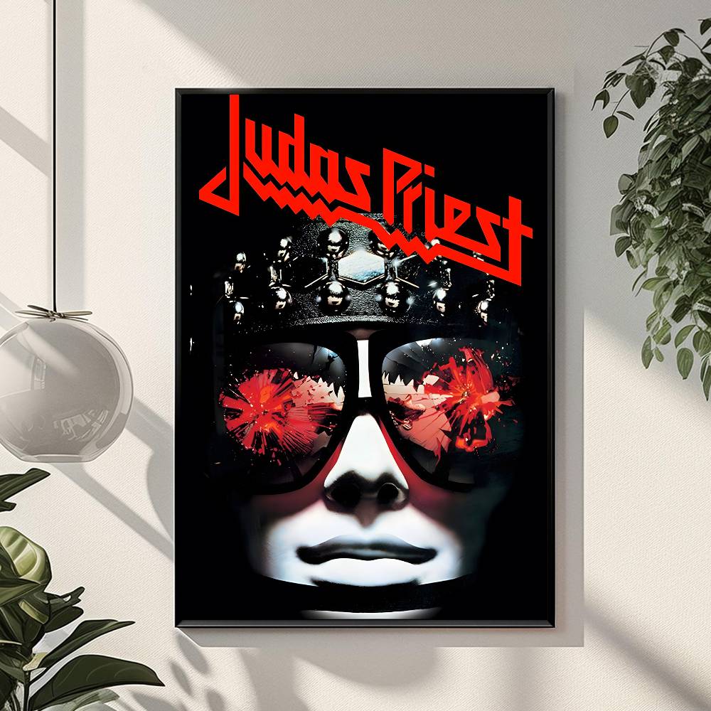 

Гурт Heavy Metal-Judas Priest-Музичний Постер Полотно Картина Постер З Принтами Декор Для Дому Спальні Вітальні Подарунок 30x40cm(11.8x15.7inch)