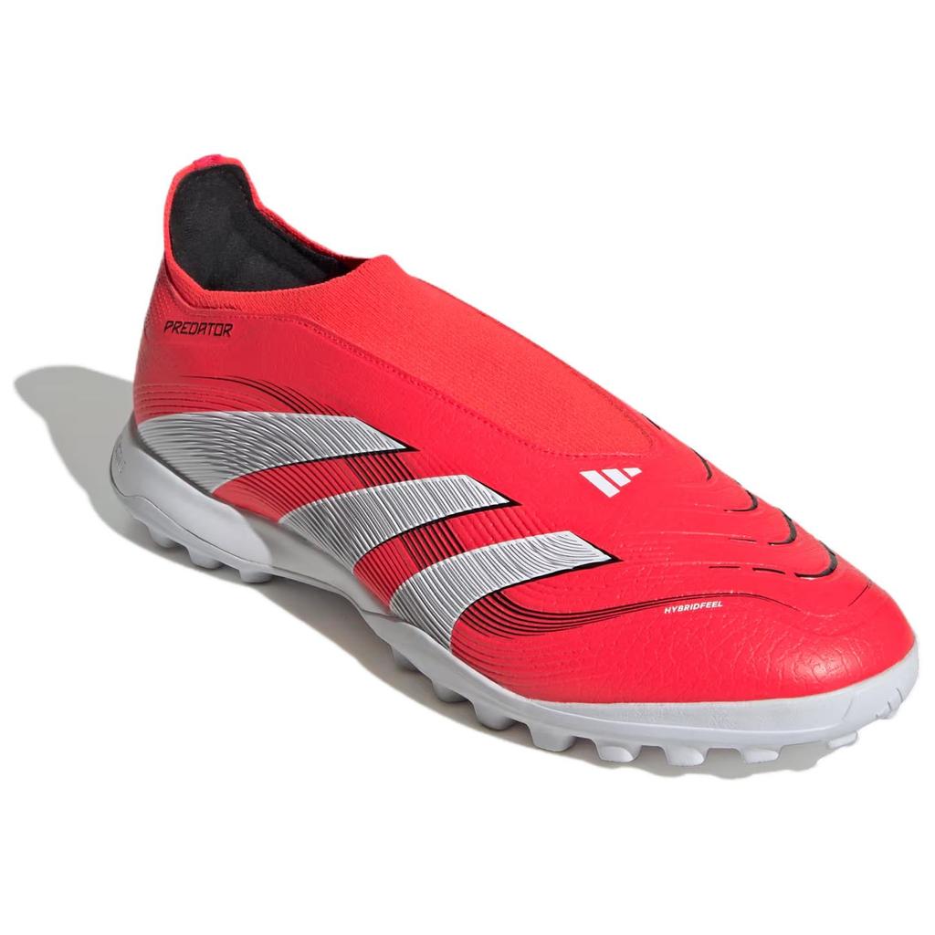 Adidas Scarpe da ginnastica unisex Predator League Laceless TF Pure Victory Pack Rosso Lucido Bianco Nuvola Nero Core ID3824