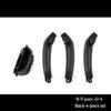 4 Door Inner Handles - Black