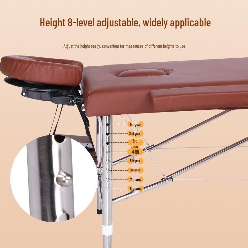 Portable Adjustable Tuina Massage Bed - Folding Beauty & Examination Bed