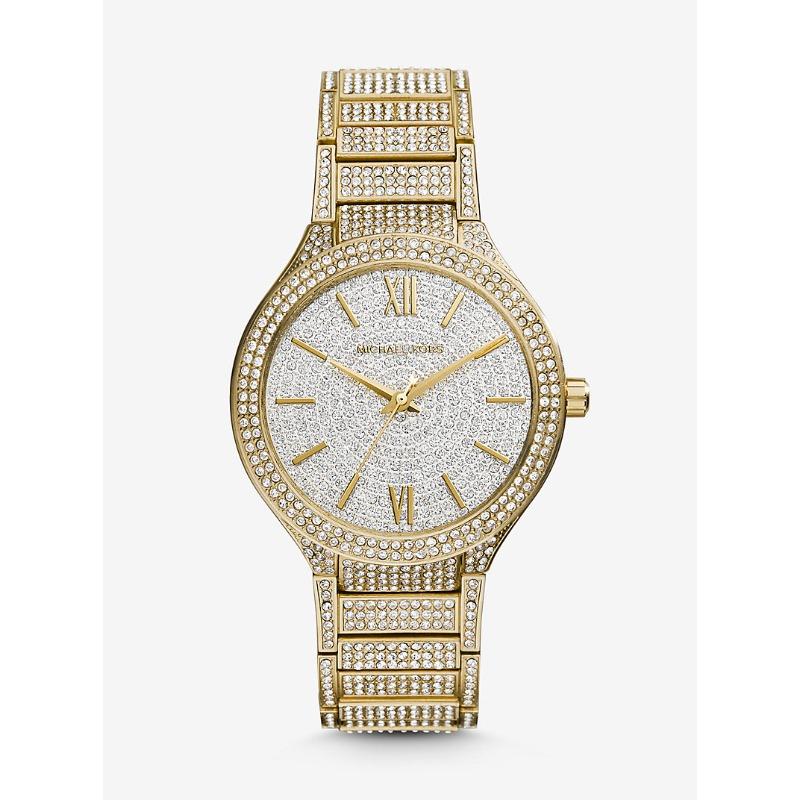 Женские часы Michael Kors Kerry с паве, золотистый тон, MK3360 золотой