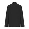Women's Fashionable Solid Color V-neck Button Long Sleeved Casual Shirt Top