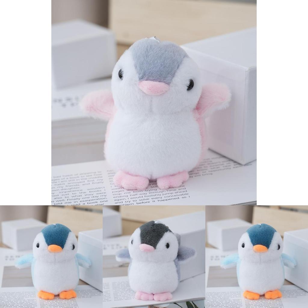 Charming Fluffy Penguin Plush Keychain Cozy Pp Cotton Filled Collectible Gift
