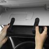 Bling Rhinestone PU Leather Car Sun Visor Tissue Box Holder Case Clip Backseat Tissue Case Auto Interior Accessories for Women