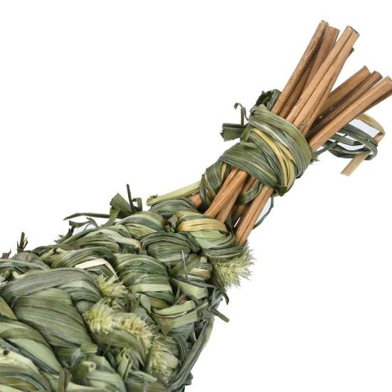 Pet Chew Toy Fruit Shape Natural Grass Relieve Boredom Rabbit Hamster Chinchilla Guinea Pig Squirrel Gerbil Teeth Cleaning Toy Pet Supplies