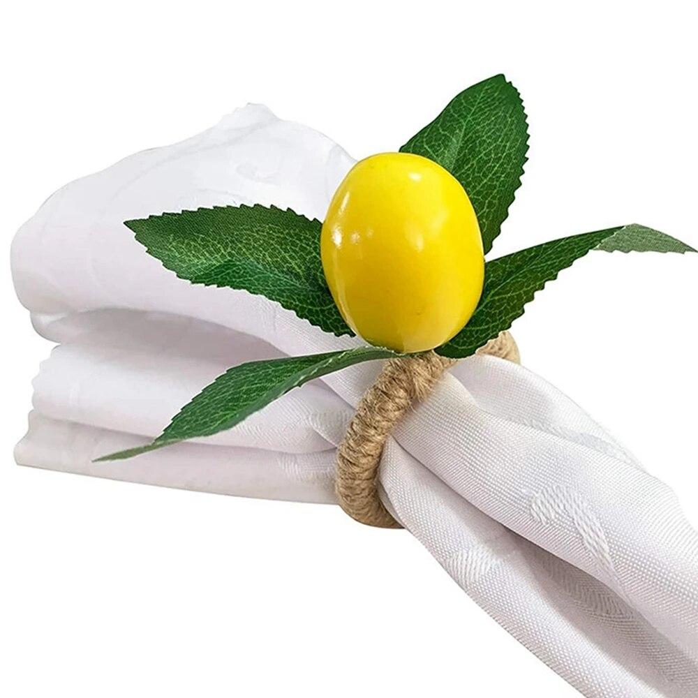 Kroužky na ubrousky 4ks ručně vyráběné s vínem pro svatební hostinu