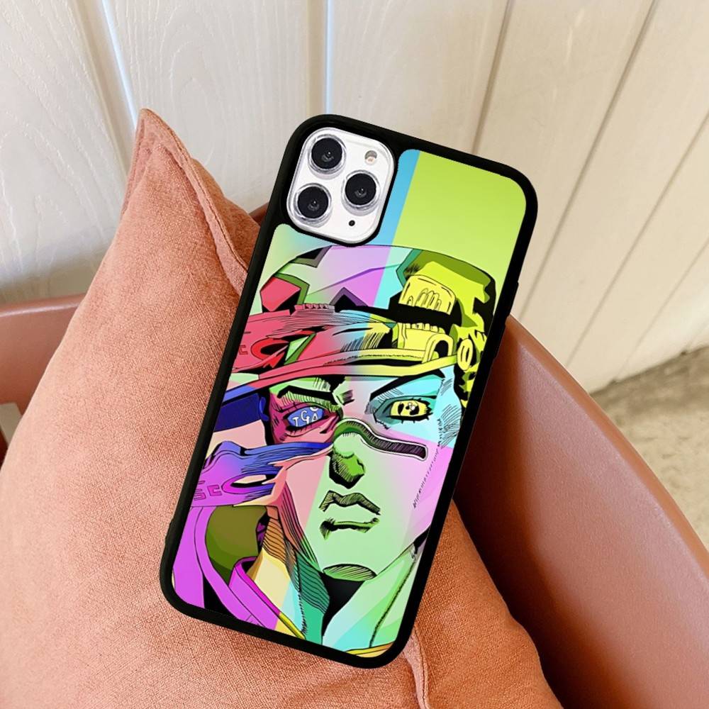 

Anime J-JoJo Classic B-Bizarre A-Adventure Phone Case For IPhone 17 16 Pro Max 11 12 13 14 15 Hard PC+TPU Bracket Back Cover iPhone 14pro max