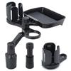 Piphica Adjustable Drink Holder with Holds 2 Car Mountable Genuine Compatible with Kei Holds Items Tray, Drinks, Table, 360-Degree Rotation, Product,