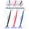 3-18PCS Car Vinyl Wrap Tool Kit 3 in 1 Vinyl Flexible Micro Squeegee Curves Slot Tint Tool Automotive Vinyl Wrap Film Install