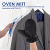 Over The Door Ironing Board with Heat Resistant Glove Vertical Clothes Steamer Pad Portable Travel Over Door Ironing Mat