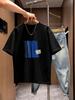 Fashion Unisexs Tshirt Pure Cotton Versatile Crew Neck Shortsleeve Tshirt Summer Casual Printed Top Streetwear Male Clothes