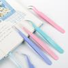 Moyan Candy Color Series Multifunctional Diary Tweezers - Set of 6 Fresh, Creative Stainless Steel High Elasticity Clips