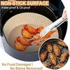 AiQInu Papier Sulfurisé Rond pour Air Fryer, 100 Pièces 16 cm Cuisson Paper Liner, Food-Grade BPA gratuit, Papier Parchemin Accessoi