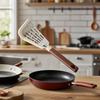 1PCS Multifunctional Silicone Striped Fish Steak Spatula Heat-resistant Non-stick Omelette Spatula Omelette Fish Spatula