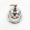 FHTF Short Small Metal Men's Chastity Device Cock Bondage Cage Penis Lock for Boy Over 18
