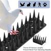 Stainless Steel Pigeon Spike Repeller Deterrent Fence Wall Spikes Bird Spikes Anti-Bird Deterrent Spikes Straps for Home Garden