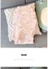 Women's Spring/Summer Pajamas: Long Sleeve & Pants, Loose Fit, Thin, Wrinkled Fabric, Bow & Stripes, Suitable for Outdoors