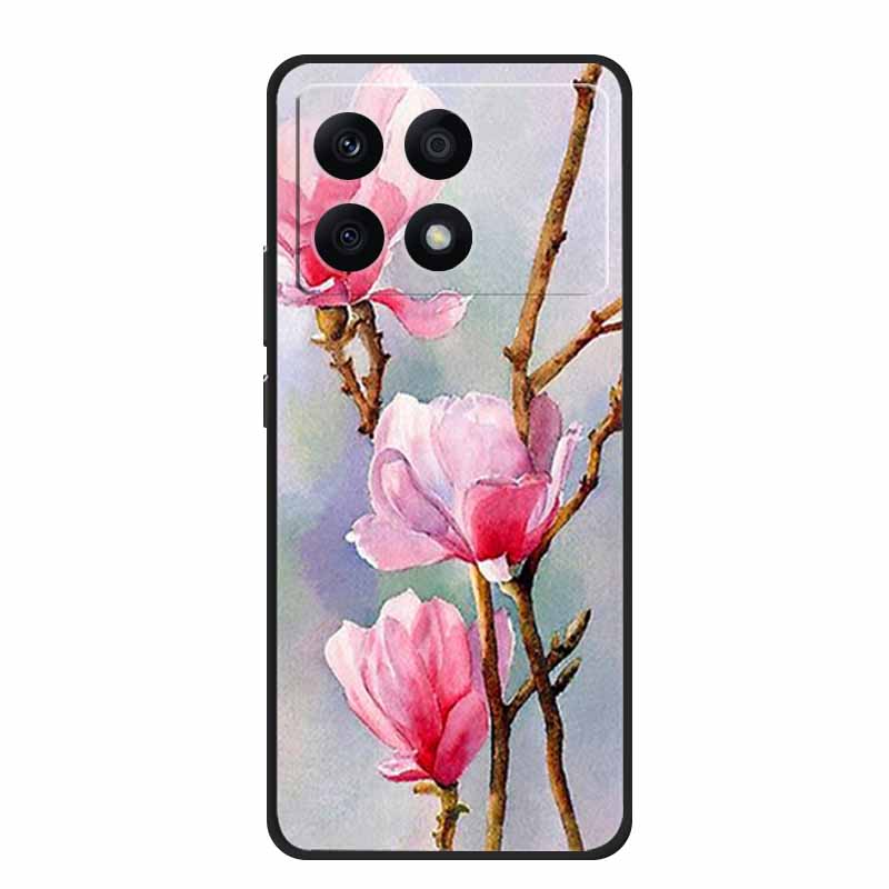 Para Xiaomi Poco X6 Pro 5G Funda Lujo TPU Silicona Trasera Fundas de Teléfono para Xiaomi Poco X6 Dibujos Animados Protector 2311DRK48I Funda