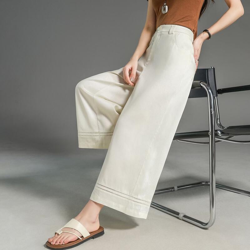 Women's 100% Lyocell Cropped Pants