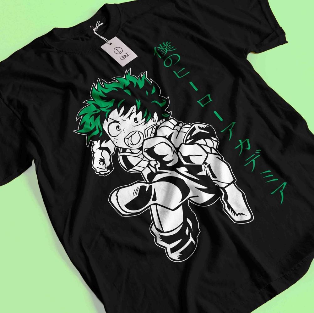 Deku T-Shirt My Hero Academia Bakugo Katsuki Tee Anime Midoriya Dabi Shoto Shirt