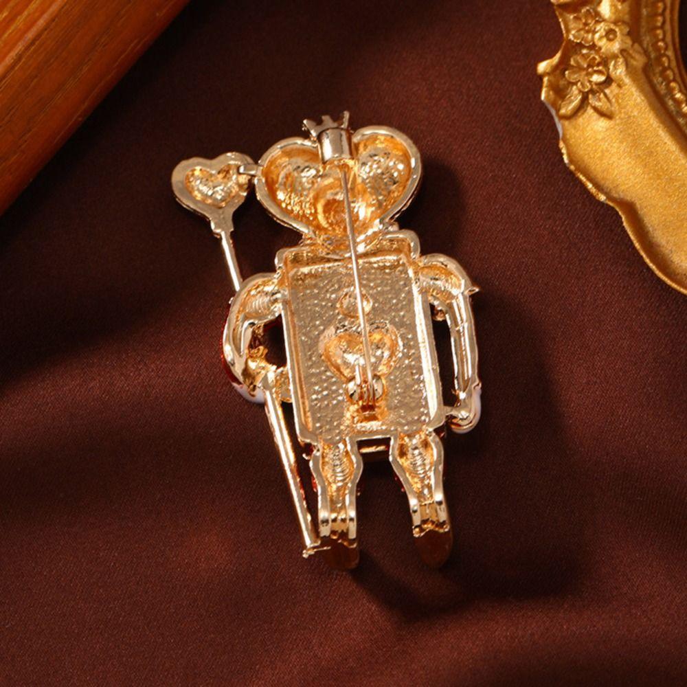 Cartoon Clown Brooches Classic Knight Corsage Jewelry Accessories Soldier Brooch  Man