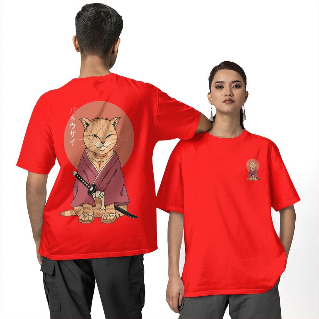 Mens T-Shirt Bushi Cat T Shirts Leisure japan Summer Tee Shirt Streetwear Design Cotton Tops Gift