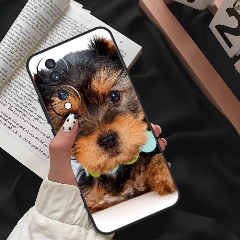 Yorkshire Terrier Dog For Honor Magic 5 6 7 8 Pro Case For Honor 200 400 70 90 Lite X8c X8b X9a X9b X9c X9d Win RT