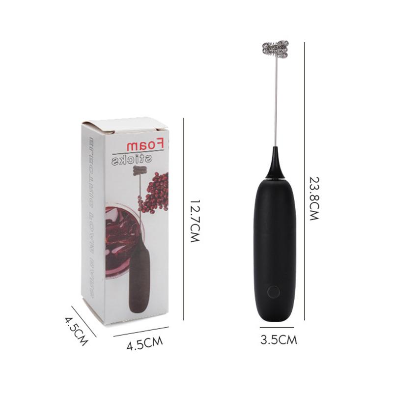 Wireless Electric Milk Frothers Coffee Frother Usb Rechargeable 3 Speeds Handheld Foam Maker Coffee Egg Beater  Cooking Tools