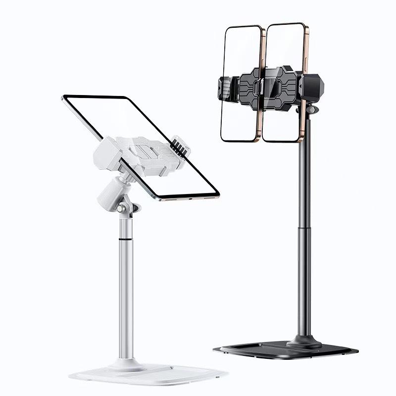Retractable Portable Phone Holder Stand for Desk - Ideal for Watching, Photography, and Live Broadcasts.