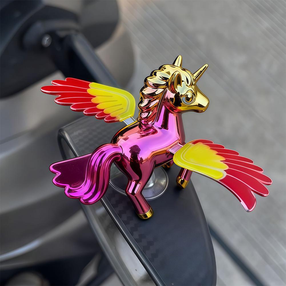 Funny Wind Power Flying Bird Ornament Car Motorcycle Mirror Exterior Decoration Creative Accessories Simulation Wings Flutter